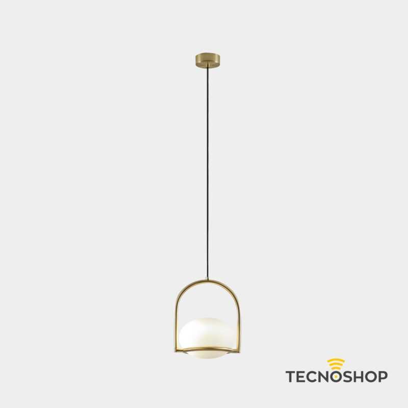 LEDS SOSPENSIONE "COCO" 1xE14 CON FINITURA ORO