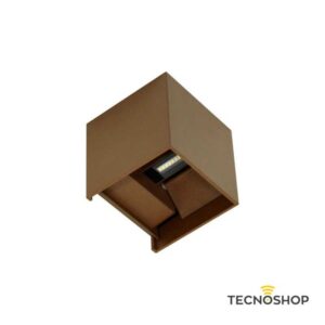 BENEITO APPLIQUE LED "LEK" CON DOPPIA EMISIONE 6,8W 3000K IP54 CORTEN