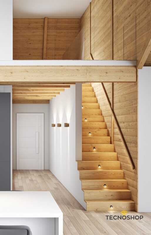 BENEITO APPLIQUE LED "LEK" CON DOPPIA EMISIONE 6,8W 3000K IP54 CORTEN - immagine 3