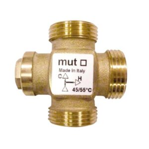 MUT VALVOLA TERMOSTATICA DEVIATRICE SOLARE SERIE "VTD" DA 3/4"