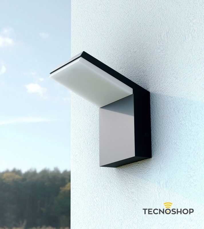 BENEITO APPLIQUE LED "NEO" 9W 3000K 120° IP54 NERO - immagine 2