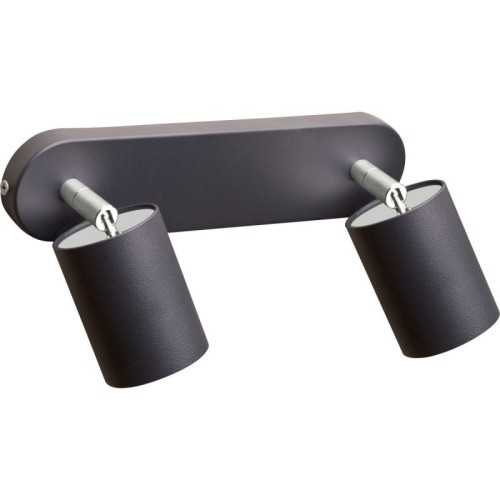 NOWODVORSKI FARETTO CON 2 SPOT ORIENTABILI “EYE SPOT” GRIGIO GRAFITE PER LAMPADE GU10 - immagine 2