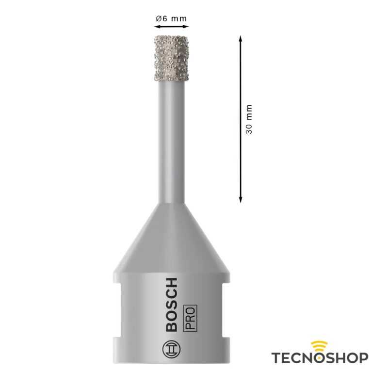 BOSCH FRESA DIAMANTATA D.6mm PER SMERIGLIATRICI ANGOLARI - immagine 4