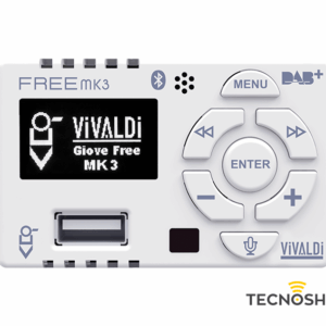 VIVALDI FREEMK3.W CENTRALE AUDIO ALL-IN-ONE (RADIO FM, BLUETOOTH, MICROFONO E APP)