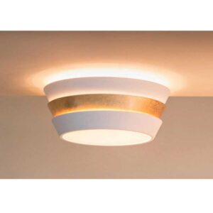 PLATIN LUX PLAFONIERA A SOFFITTO "VANESSA" 3xE27 BIANCO/ORO