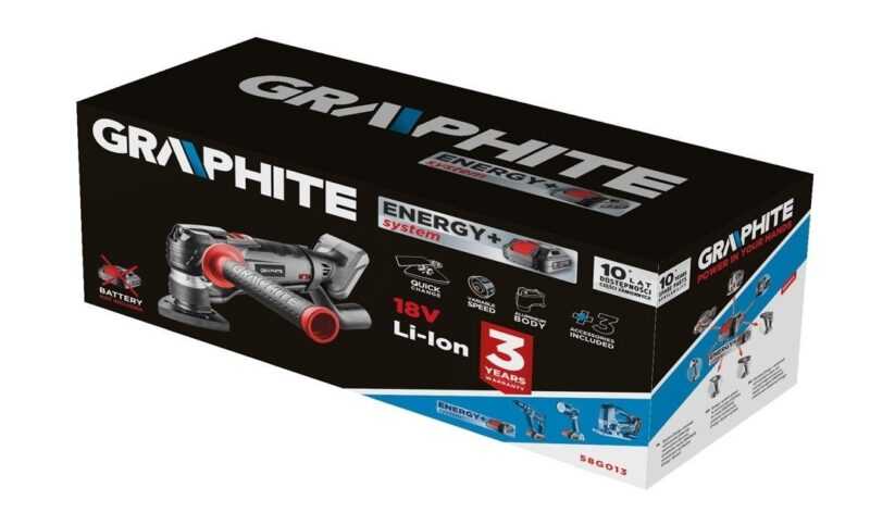 GRAPHITE UTENSILE MULTIFUNZIONE 18V - SOLO UTENSILE - immagine 4