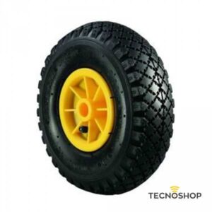 RUOTA PNEUMATICA 260mm INTERASSE 74mm PER CARRELLO