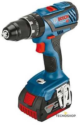 BOSCH AVVITATORE IN VALIGETTA "GSB 18V-28" + 2 BATTERIE 3Ah + CARICABATTERIE - immagine 2