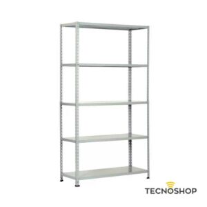 KIT SCAFFALE COMPONIBILE 5 RIPIANI 40x100cm H.2mt