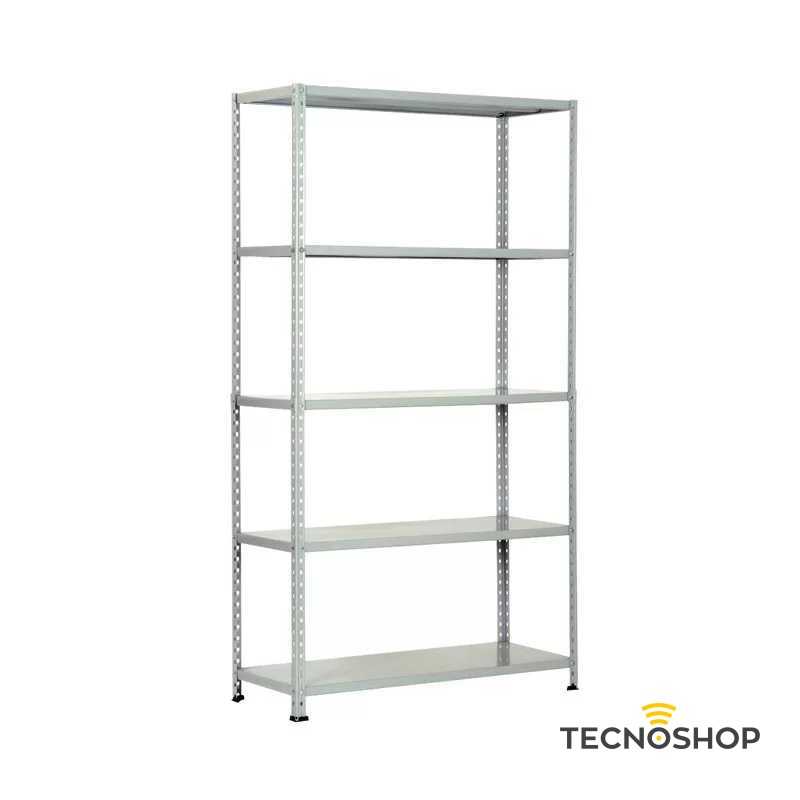 KIT SCAFFALE COMPONIBILE 5 RIPIANI 40x100cm H.2mt
