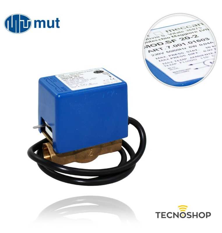 MUT VALVOLA DI ZONA 230V A 2 VIE CON RITORNO A MOLLA E ATTACCO 1" - immagine 4