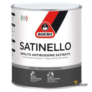 BOERO SATINELLO SMALTO ANTIRUGGINE BIANCO 0,75 LT