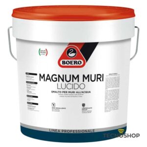 BOERO MAGNUM SMALTO MURALE LUCIDO ALL’ACQUA BIANCO 4 LT