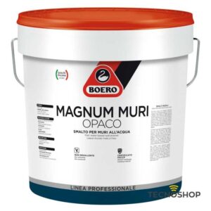 BOERO MAGNUM SMALTO MURALE OPACO ALL'ACQUA BIANCO 4 LT