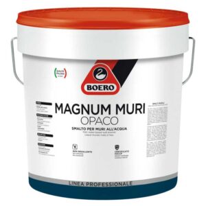 BOERO MAGNUM SMALTO MURALE OPACO ALL'ACQUA BIANCO 10 LT