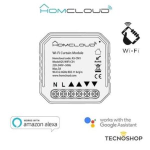 HOMCLOUD MODULO TAPPARELLE WI-FI INCASSO PER SCATOLE 503