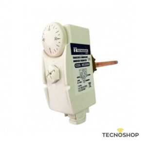 TERMOSTATO AD IMMERSIONE INSCATOLATO BIMETALL REGOLABILE 0-90ยฐC