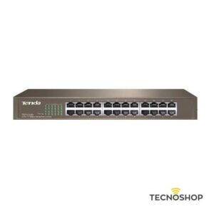 TENDA SWITCH 24 PORTE LAN 10/100 Mbps TEF1024D RACK