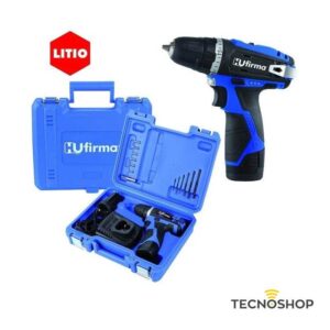 HU-FIRMA TRAPANO 12V IN VALIGETTA CON 2 BATTERIE DA 1,5Ah