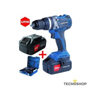 HU-FIRMA TRAPANO AVVITATORE 20V IN VALIGETTA CON 2 BATTERIE DA 4Ah