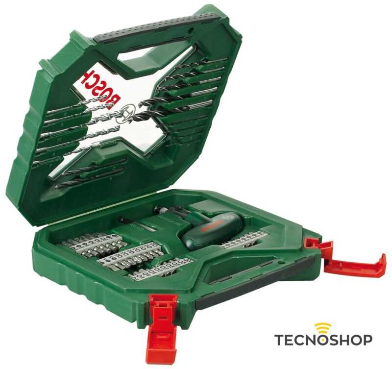 BOSCH KIT 54 PEZZI PER FORATURA E AVVITAMENTO CON CACCIAVITE A CRICCHETTO - immagine 2