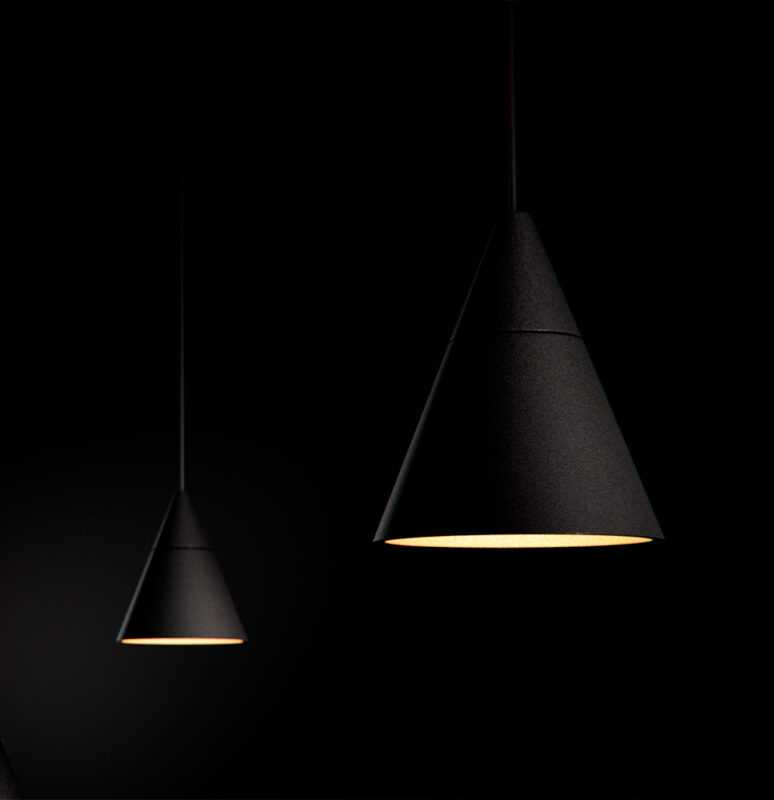 BENEITO SOSPENSIONE LED "ZOE" 7W 3000K 38° NERA - immagine 2