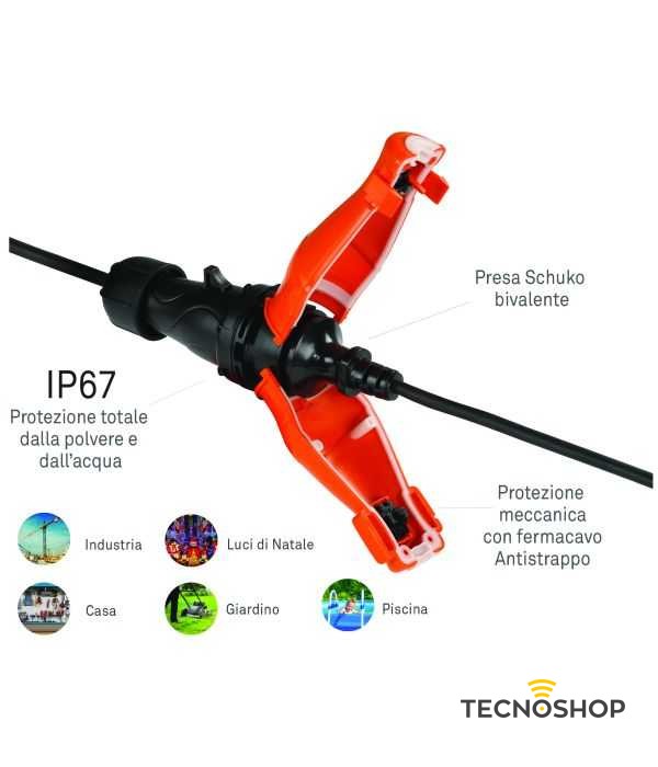 ADATTATORE PER PRESA SCHUKO IP67 - immagine 3