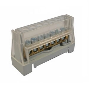 ARNOCANALI MORSETTIERA DIN UNIPOLARE 7 FORI GRIGIO