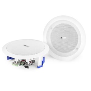 COPPIA DIFFUSORI AMPLIFICATI DA SOFFITTO BLUETHOOT 60W 86DB