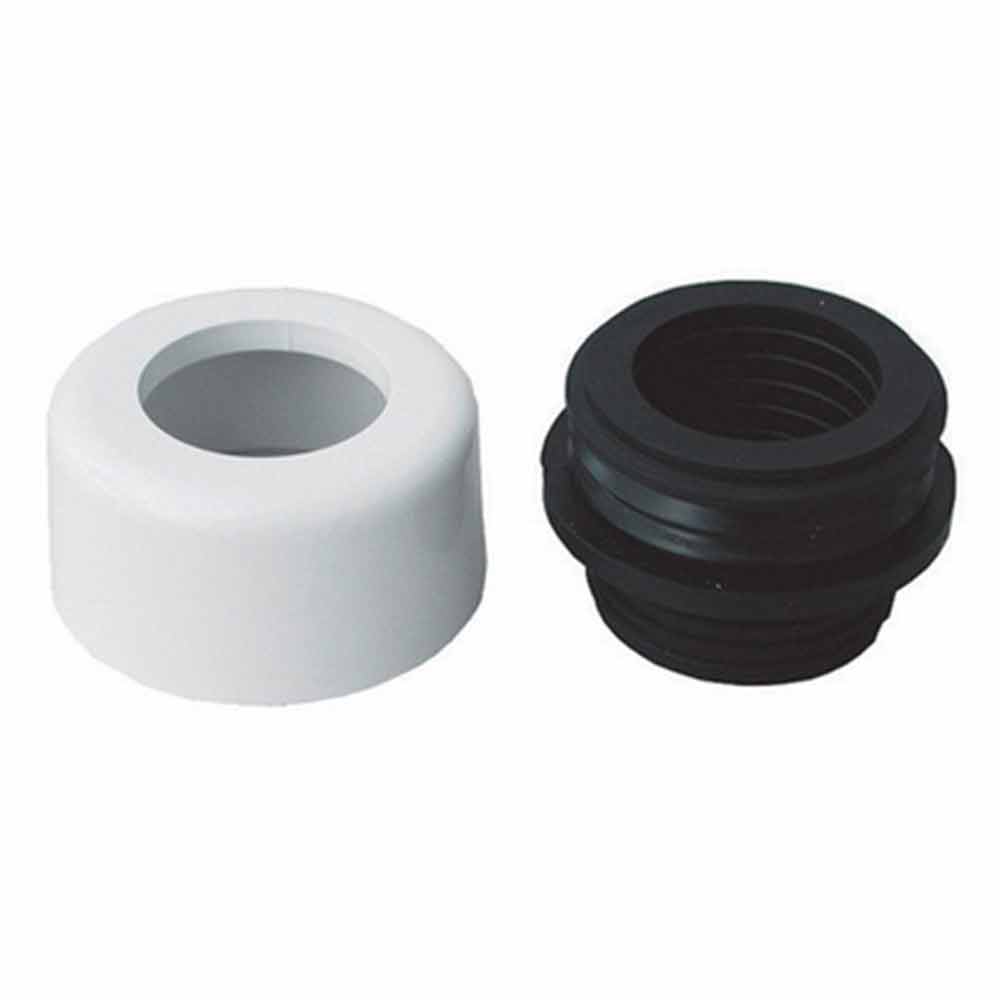 PUCCI MORSETTO RETRO WC D.48-58mm CON ROSONE BIANCO