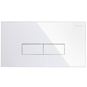 PUCCI PLACCA CASSETTA ECO SLIM CON TELAIO + PLACCA BIANCA