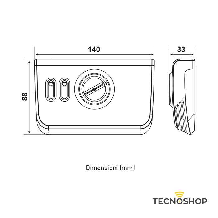 FANTINI COSMI TERMOSTATO AMBIENTE PER FAN COIL - immagine 2