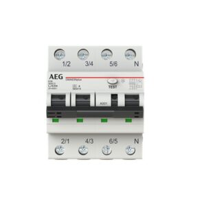 AEG MTD DIFFERENZIALE 3P+N C 10A 6kA 30mA COMPATTO