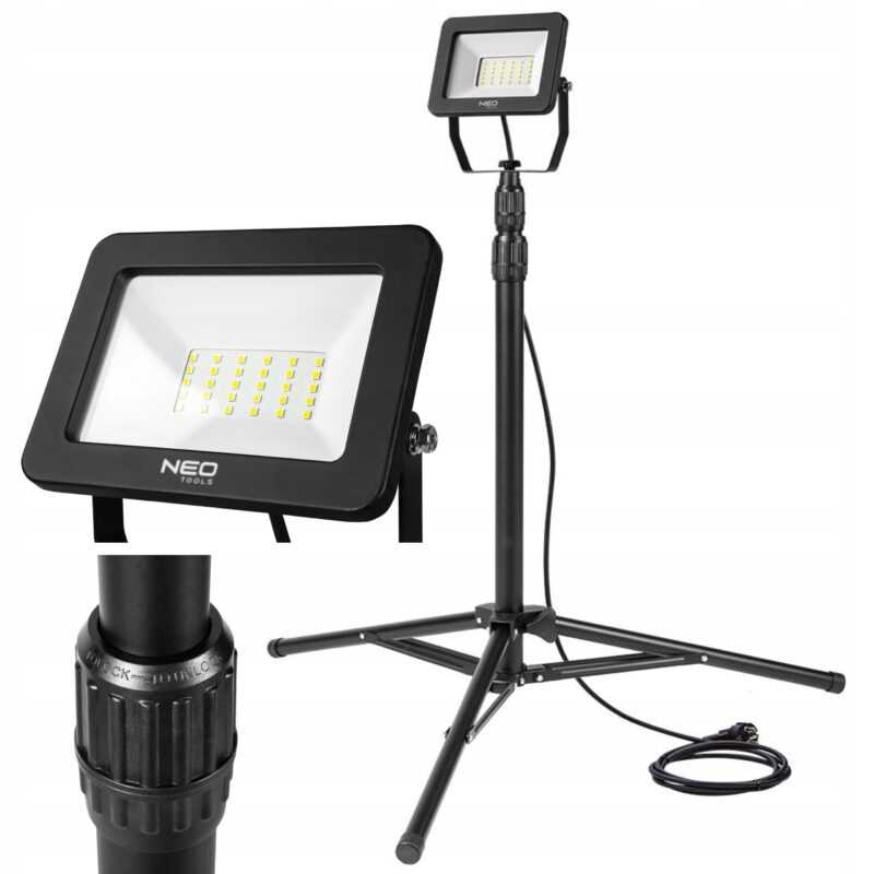 TOPEX FARETTO SINGOLO LED 50W 4250LM SU TREPPIEDE DA 1,80 mt - immagine 6