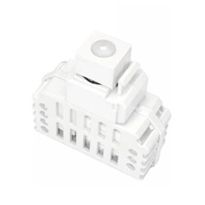 TECNEL ACCENDILUCE LUX2 IR+PULSANTE 10A KEYSTONE BIANCO