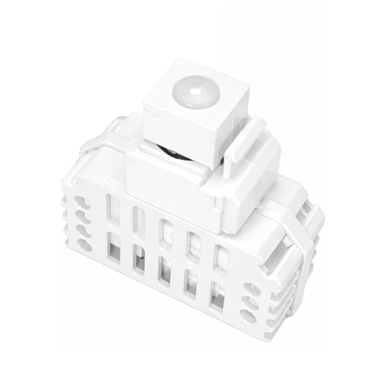 TECNEL ACCENDILUCE LUX2 IR+PULSANTE 10A KEYSTONE BIANCO