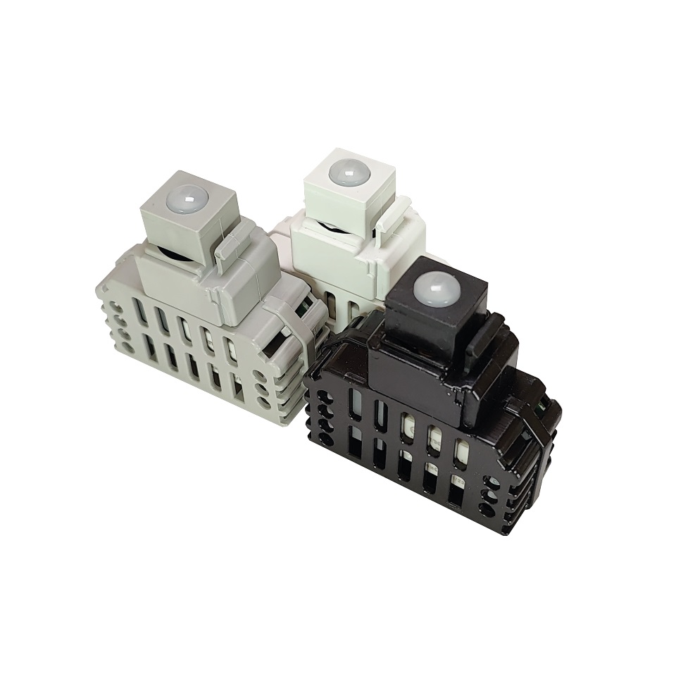 TECNEL ACCENDILUCE LUX2 IR+PULSANTE 10A KEYSTONE BIANCO - immagine 2