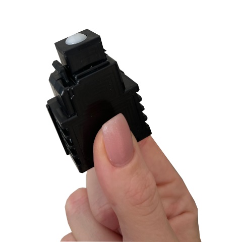 TECNEL ACCENDILUCE LUX2 IR+PULSANTE 10A KEYSTONE NERO - immagine 2