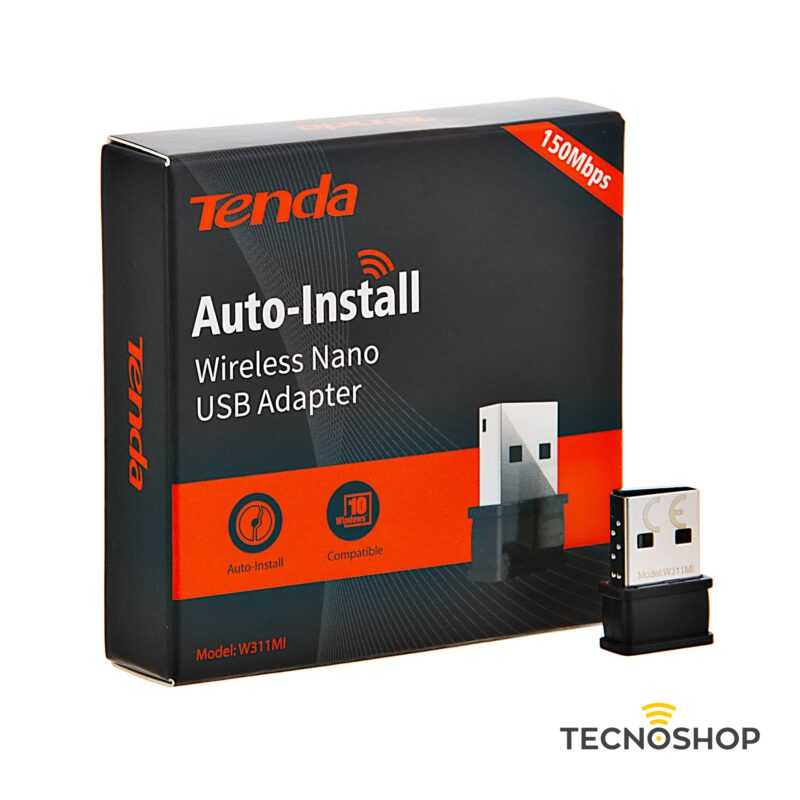 TENDA ADATTATORE USB WIRELESS 150MBPS AUTOINSTALLANTE - immagine 2