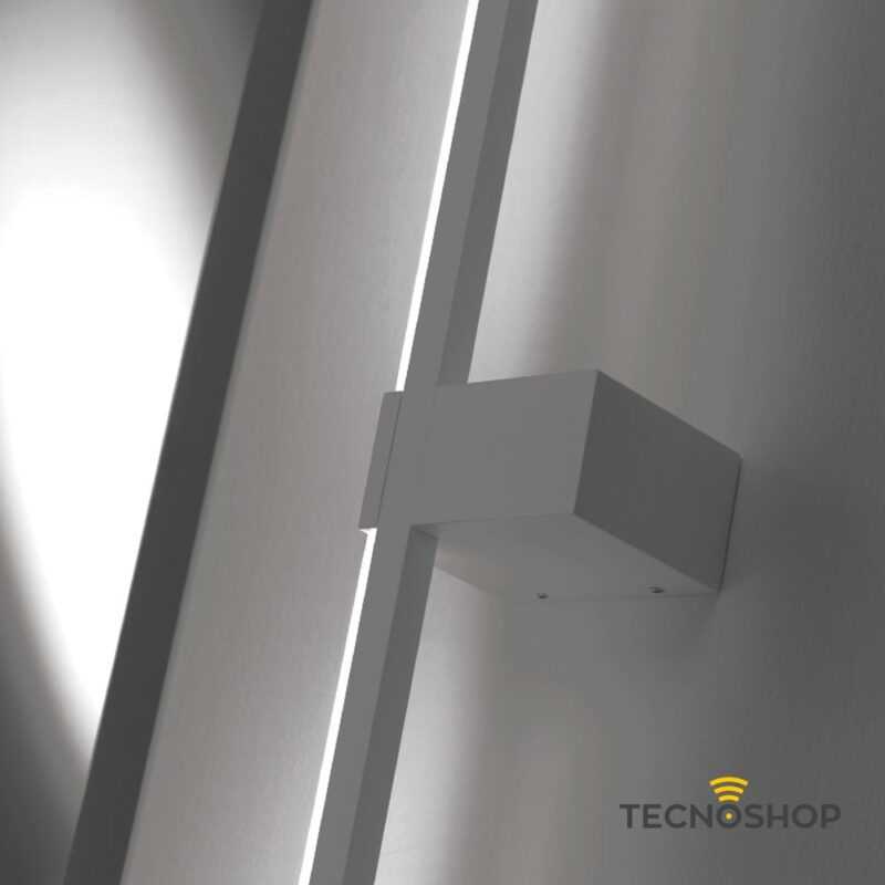 APPLIQUE STICK LUCE DESTRA 10W 3000K 840LM BIANCO - immagine 2