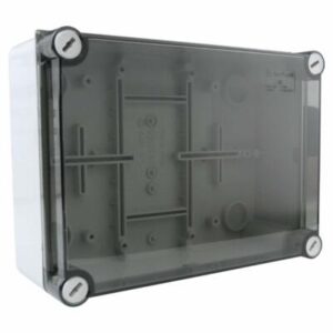 MARLANVIL CASSETTA PARETI LISCE CON COPERCHIO TRASPARENTE 190x156 mm