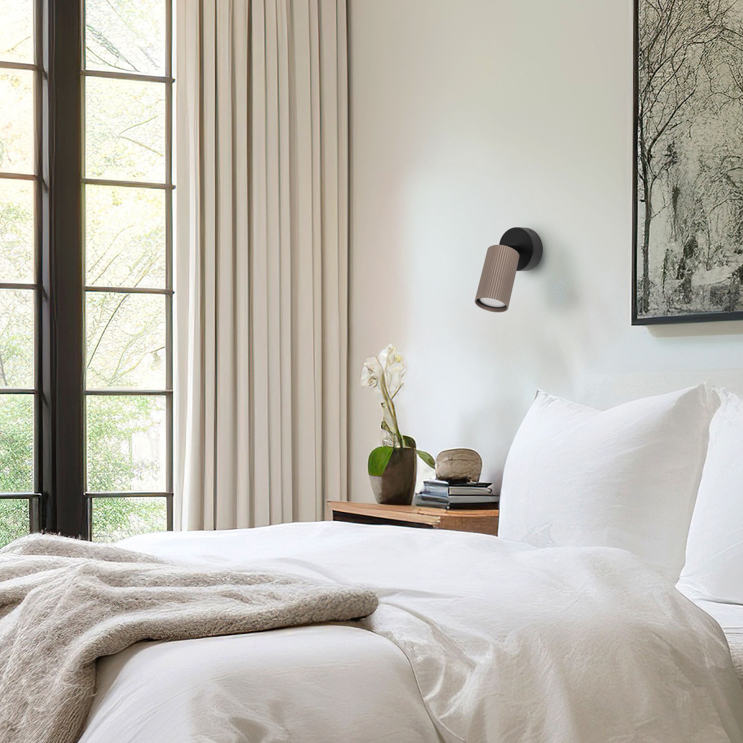 TK LIGHTING SPOT ORIENTABILE TUNE 1xGU10 MARRONE - immagine 2