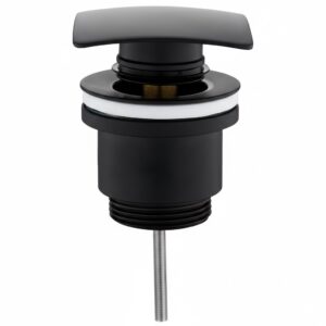 PILETTA UNIVERSALE CLICK CLACK 1"1/4 QUADRA NERO OPACO