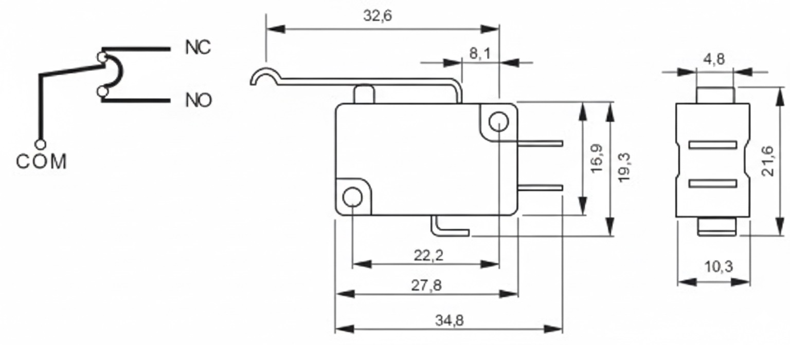 LIFE DEVIATORE MINIATURA 250Vac 10A CON LEVA - immagine 2