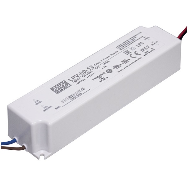 MEAN WELL ALIMENTATORE 12V 5A 60W IP67