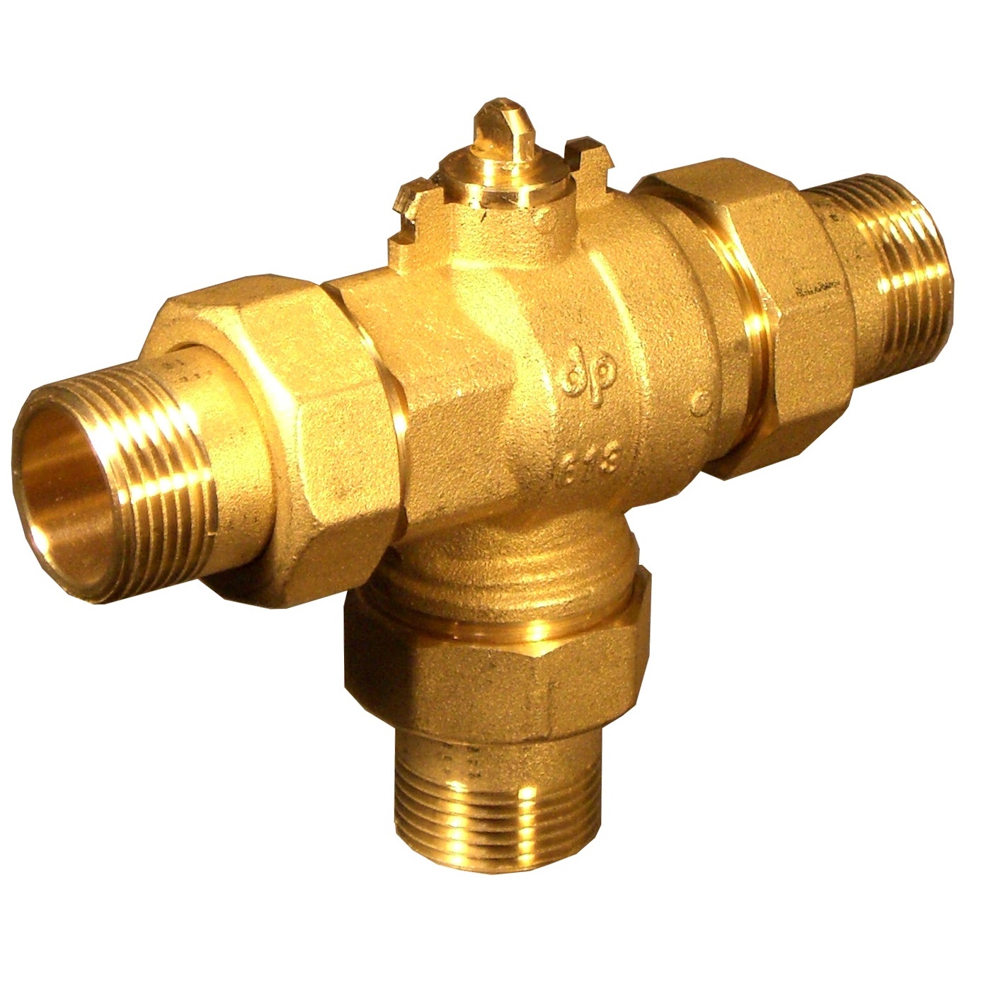 DEPALA VALVOLA DI ZONA A 3 VIE CON BOCCHETTONI DA 1"1/4 M