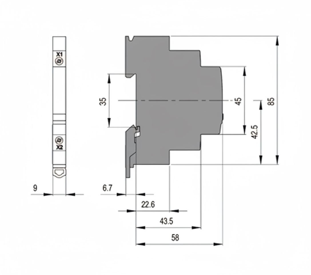 AEG LAMPADA MODULARE 115-250VAC ROSSA 0,5M - immagine 2