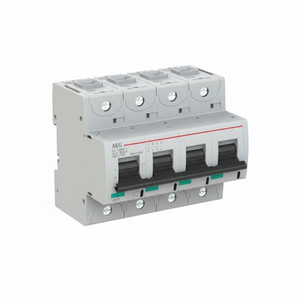 AEG INTERRUTTORE SERIE E880+ 4P C 125A 50kA 6 MODULI