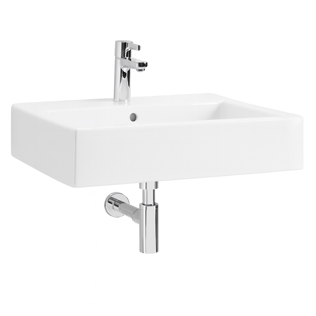 GEBERIT LAVABO RETTANGOLARE CLOSER - 60x46cm - immagine 2