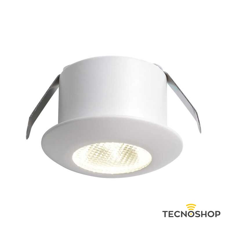 INTEC INCASSO LED "ASSO" ROTONDO 1W 4000K D.32mm BIANCO - immagine 3